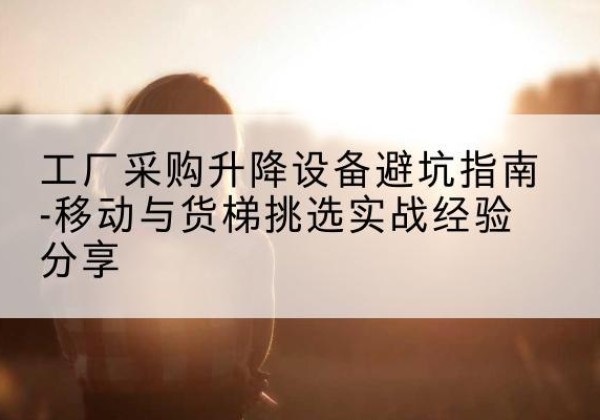 田阳移动式升降机怎么选-工厂采购升降设备避坑指南-移动与货梯挑选实战经验分享
